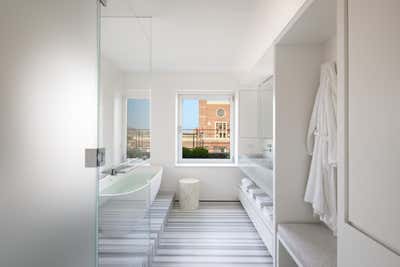  Contemporary Apartment Bathroom. Fifth Avenue Penthouse by 1100 Architect.