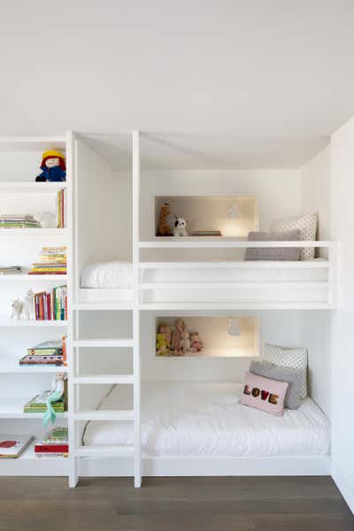  Contemporary Apartment Children's Room. Fifth Avenue Penthouse by 1100 Architect.