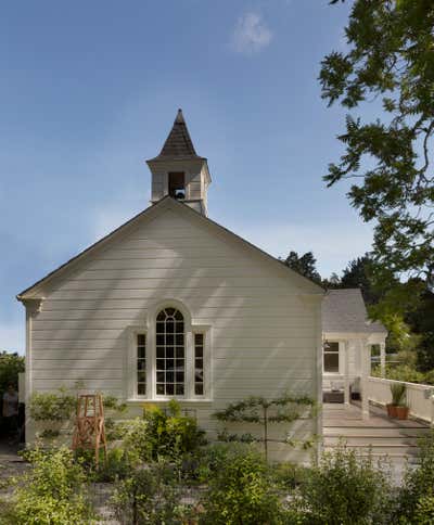  Organic Family Home Exterior. 1930's Church Revival by HSH Interiors.