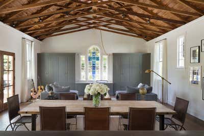  Victorian Industrial Family Home Dining Room. 1930's Church Revival by HSH Interiors.