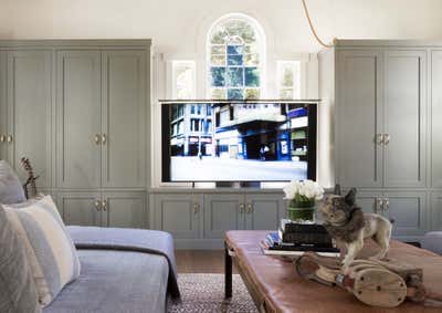 Industrial Living Room. 1930's Church Revival by HSH Interiors.