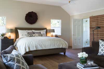  Organic Transitional Family Home Bedroom. 1930's Church Revival by HSH Interiors.