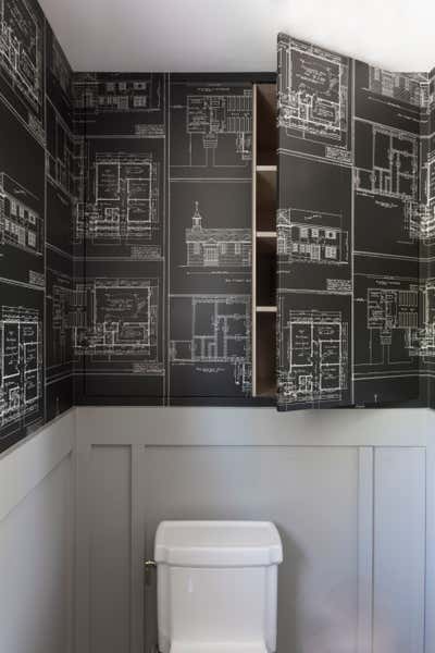  Eclectic Family Home Bathroom. 1930's Church Revival by HSH Interiors.