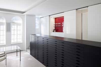  Minimalist Apartment Office and Study. Manhattan Triplex by 1100 Architect.