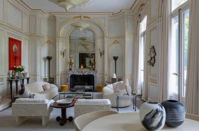  French Family Home Living Room. Paris 16ème Townhouse by Bryan O'Sullivan Studio.