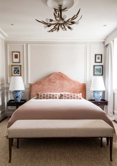  Eclectic Traditional Family Home Bedroom. Paris 16ème Townhouse by Bryan O'Sullivan Studio.