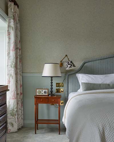  Country Traditional Hotel Bedroom. Ballynahinch Castle, Ireland by Bryan O'Sullivan Studio.