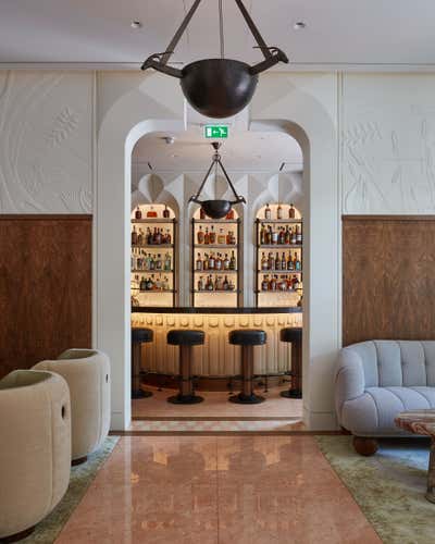  Contemporary Restaurant Bar and Game Room. The Berkeley Bar, London by Bryan O'Sullivan Studio.