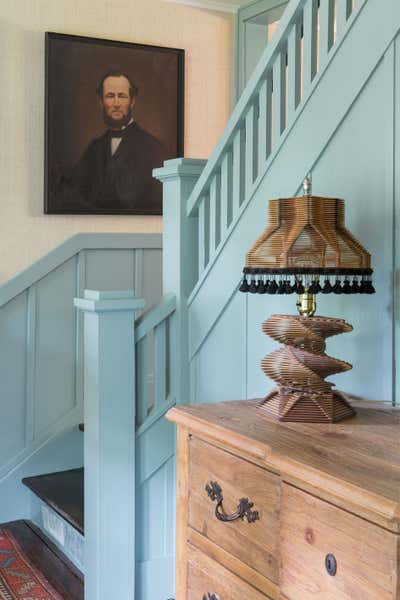  Eclectic Family Home Entry and Hall. Historic Southold | Hadley Wiggins Inc. by Hadley Wiggins Inc..