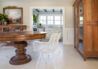  Eclectic Family Home Dining Room. North Fork by Hadley Wiggins Inc..