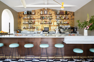 Eclectic Restaurant Bar and Game Room. Felix Trattoria by Wendy Haworth Design Studio.