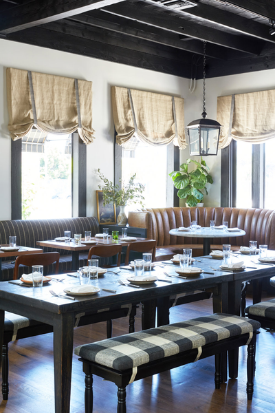  Eclectic Restaurant Dining Room. Felix Trattoria by Wendy Haworth Design Studio.