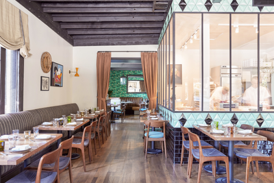  Modern Restaurant Dining Room. Felix Trattoria by Wendy Haworth Design Studio.