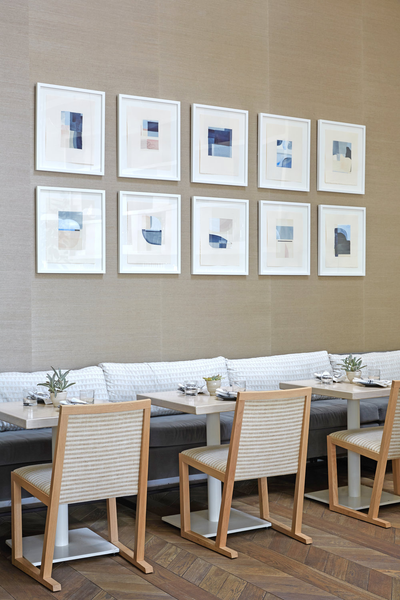  Eclectic Restaurant Dining Room. Gratitude Beverly Hills by Wendy Haworth Design Studio.