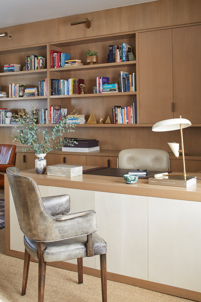  Transitional Modern Office Office and Study. West Hollywood Office by Wendy Haworth Design Studio.