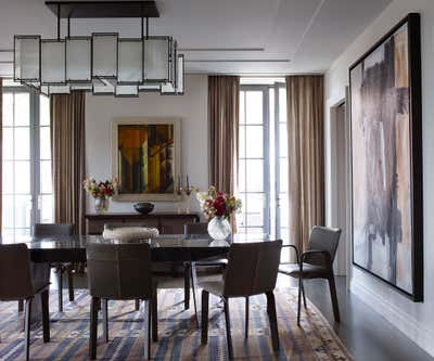  Contemporary Apartment Dining Room. West Village Penthouse by Wesley Moon Inc..