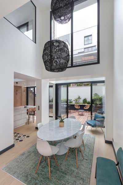  Contemporary Apartment Dining Room. Maison en volume by Santillane Design.