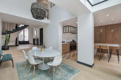  Contemporary Apartment Dining Room. Maison en volume by Santillane Design.