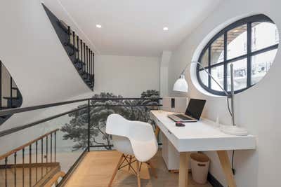 Contemporary Office and Study. Maison en volume by Santillane Design.