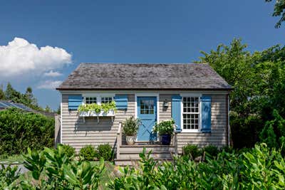  Traditional Preppy Beach House Exterior. East Hampton Dunes by Gramercy Design.