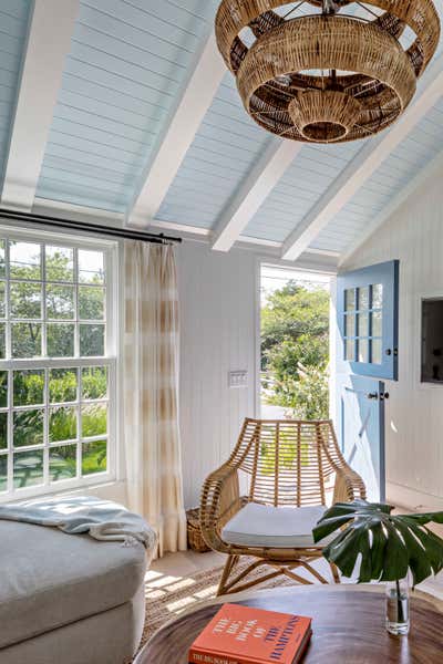  Beach Style Beach House Living Room. East Hampton Dunes by Gramercy Design.