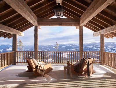  Western Vacation Home Exterior. Montana Ranch by Victoria Hagan Interiors.