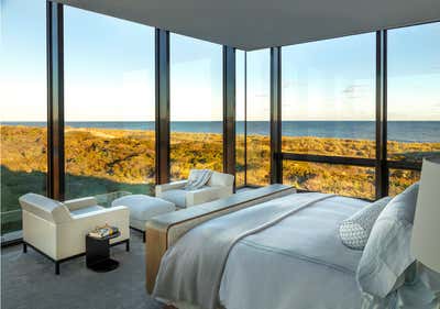 Modern Beach House Bedroom. Hamptons Oasis by Victoria Hagan Interiors.