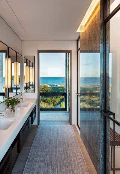  Modern Beach House Bathroom. Hamptons Oasis by Victoria Hagan Interiors.