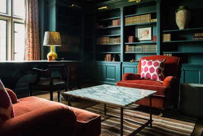  English Country Country House Office and Study. Oxfordshire Country House by d'Erlanger and Sloan.