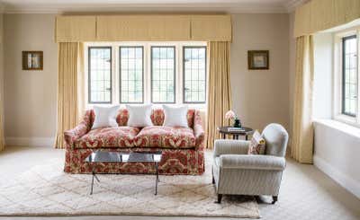  English Country Bedroom. Oxfordshire Country House by d'Erlanger and Sloan.
