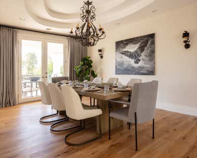 Mediterranean Family Home Dining Room. Modern Mediterranean  by Lisa Queen Design.