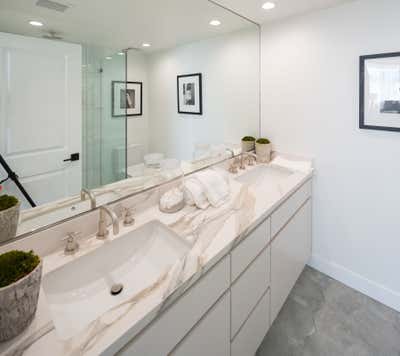  Modern Apartment Bathroom. Project 202 by Elisa Baran LLC.