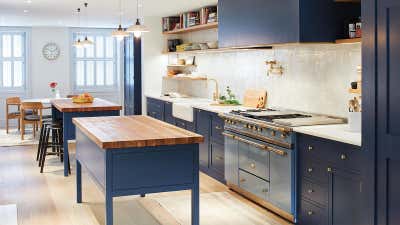  Eclectic Family Home Kitchen. Brooklyn Brownstone  by Hadley Wiggins Inc..