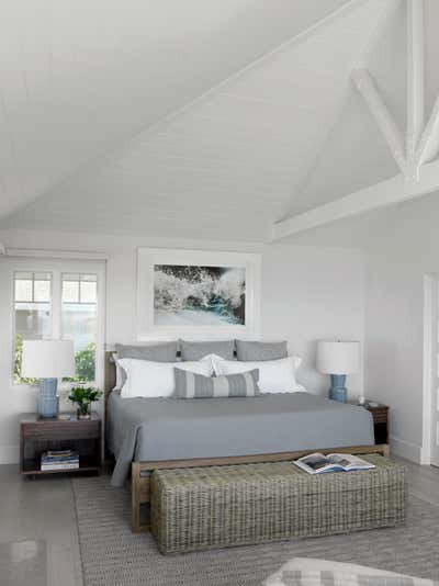  Coastal Beach House Bedroom. Cleo Street Beach by Kate Taylor Interiors.