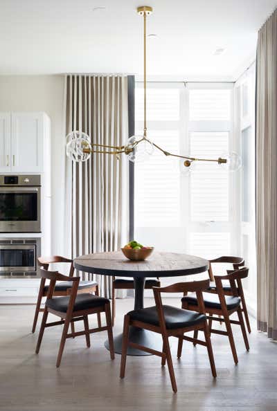  Modern Bachelor Pad Dining Room. Cathedral Heights by Kate Taylor Interiors.