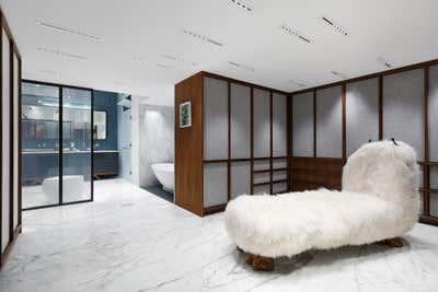 Modern Apartment Storage Room and Closet. Collector's Residence by Workshop APD.