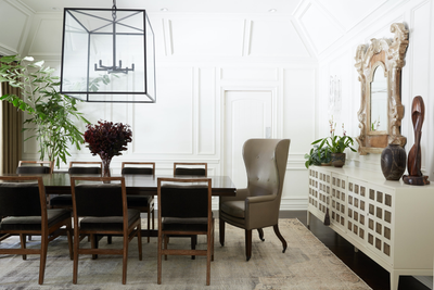  Eclectic Family Home Dining Room. Arden Dr by Wendy Haworth Design Studio.
