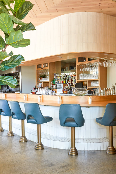  Mid-Century Modern Restaurant Bar and Game Room. Winsome by Wendy Haworth Design Studio.