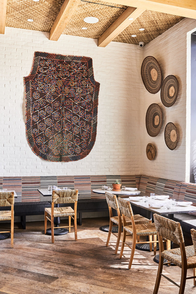  Eclectic Restaurant Dining Room. Gracias Madre Newport Beach by Wendy Haworth Design Studio.
