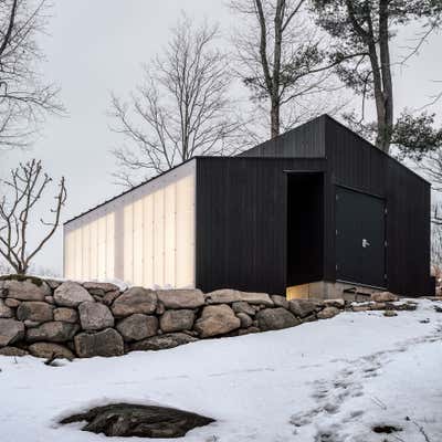  Country Exterior. Small Wooden Pavilion by MQ Architecture.
