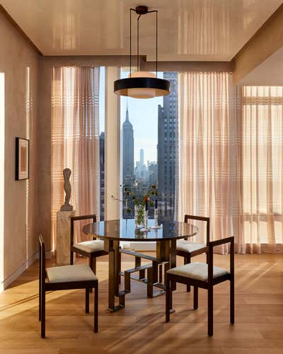  Contemporary Apartment Dining Room. BACCARAT PENTHOUSE, NYC by Alexander M. Reid LLC.