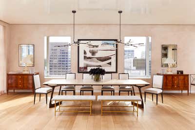  Contemporary Apartment Dining Room. BACCARAT PENTHOUSE, NYC by Alexander M. Reid LLC.