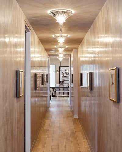  Transitional Apartment Entry and Hall. BACCARAT PENTHOUSE, NYC by Alexander M. Reid LLC.