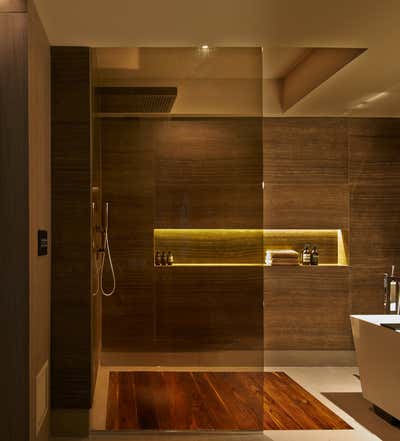  Modern Apartment Bathroom. Kitchen and Dining Room Become Ideal Entertaining Spot  by Fernando Rodriguez Studio.