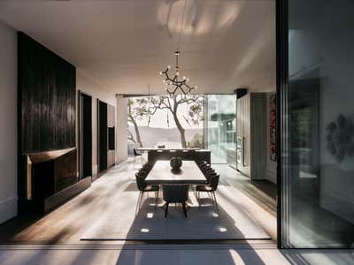  Transitional Eclectic Family Home Dining Room. Sydney Contemporary Perch by Dylan Farrell Design.
