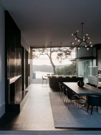  Eclectic Family Home Dining Room. Sydney Contemporary Perch by Dylan Farrell Design.