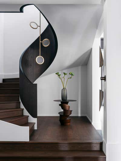  Transitional Family Home Entry and Hall. Sydney Contemporary Perch by Dylan Farrell Design.