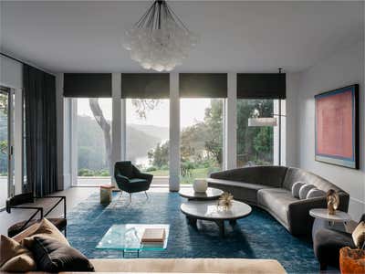  Minimalist Mid-Century Modern Family Home Living Room. Sydney Contemporary Perch by Dylan Farrell Design.