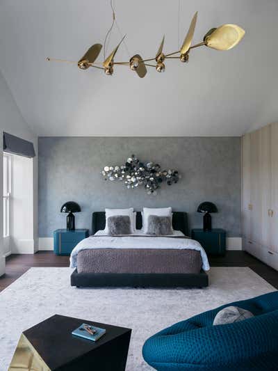  Transitional Family Home Bedroom. Sydney Contemporary Perch by Dylan Farrell Design.