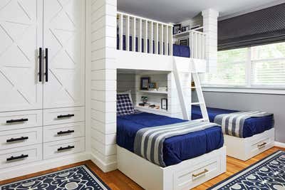  Coastal Family Home Children's Room. #mcleanrenovation by Laura Fox Interior Design.